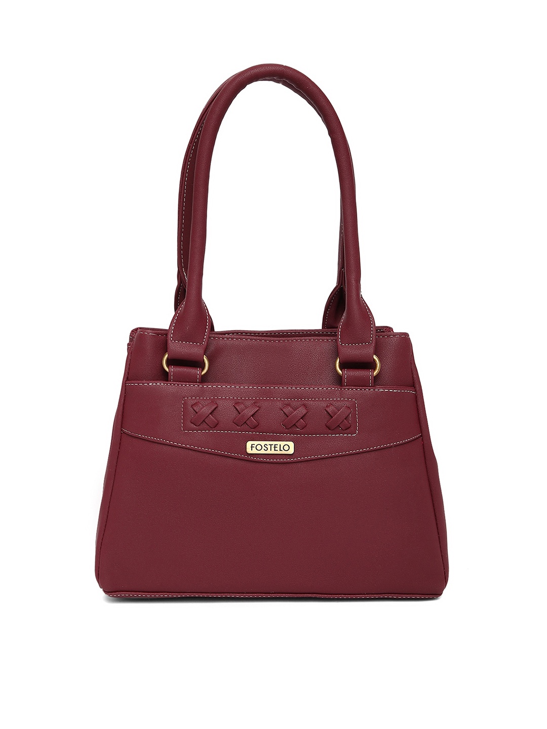 

Fostelo Women Maroon PU Structured Shoulder Bag