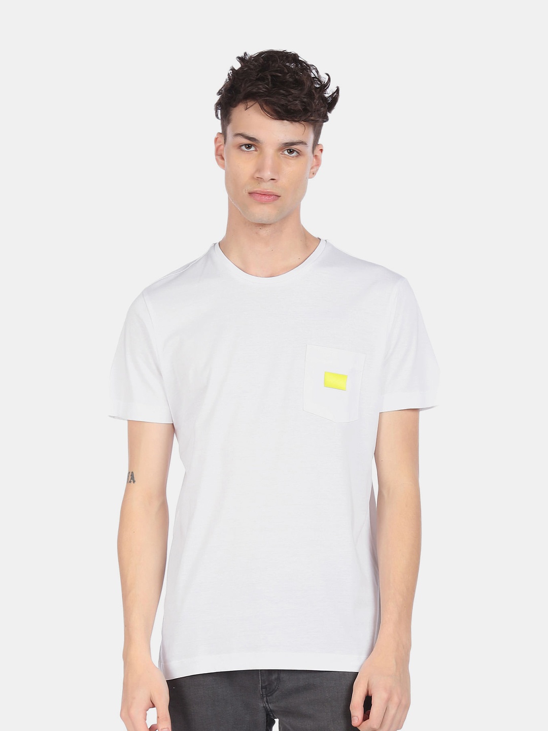 

Arrow Men White T-shirt