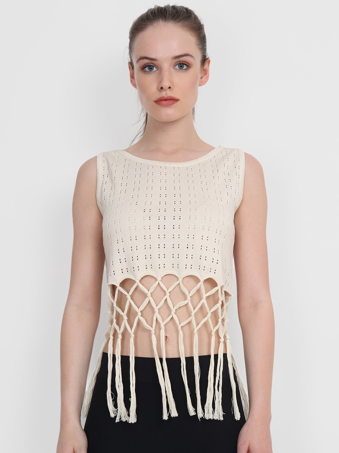 

JoE Hazel Woman Cream-Coloured Top