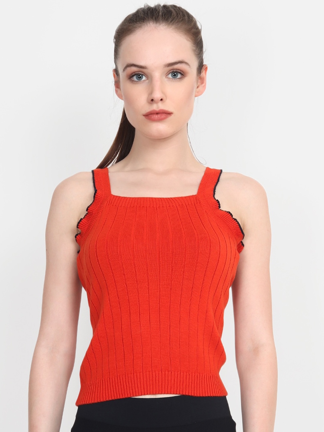 

JoE Hazel Woman Orange Robin Top