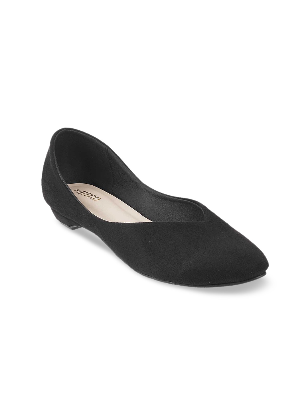 

Metro Women Black Ballerinas Flats