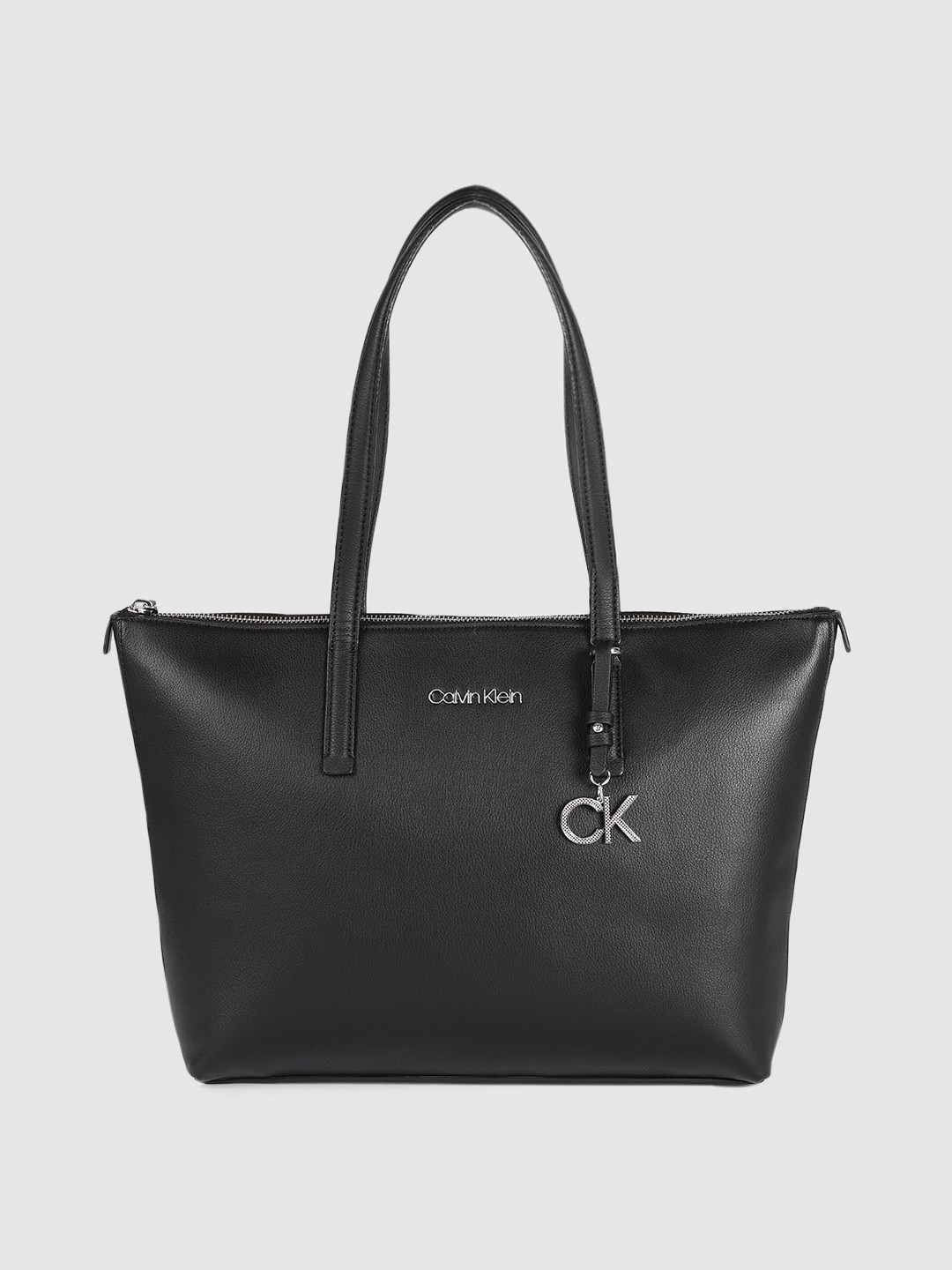 

Calvin Klein Women Black Solid Structured Shoulder Bag