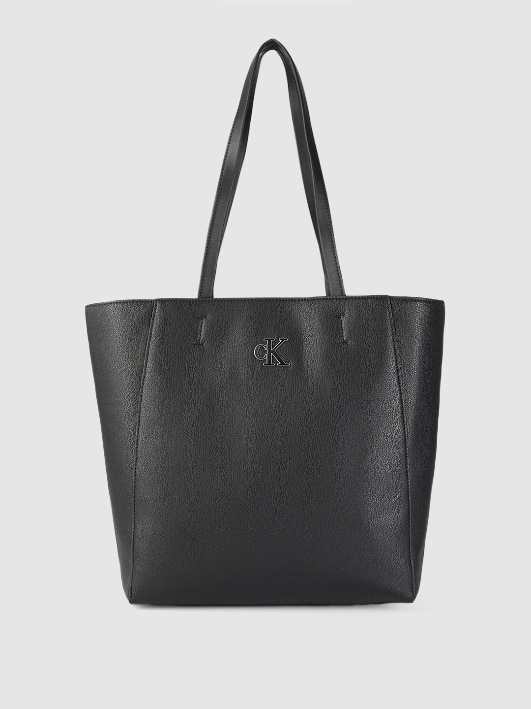 

Calvin Klein Women Black Solid Shopper Tote Bag
