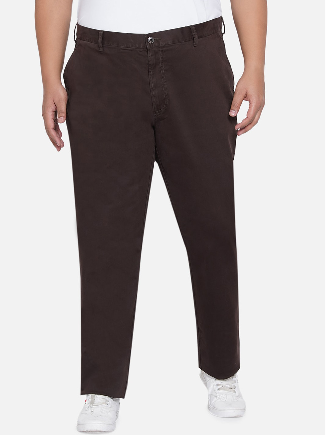 

Santonio Men Brown Tailored Trousers