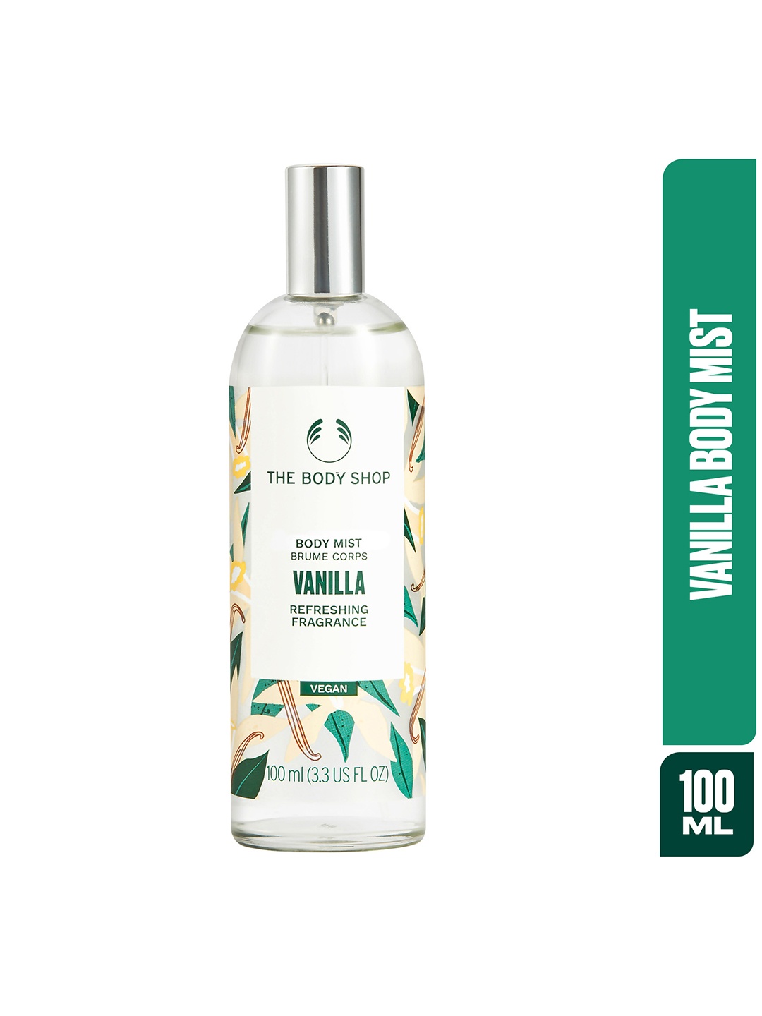 THE BODY SHOP Women Vanilla Body Mist 100ml, Transparent