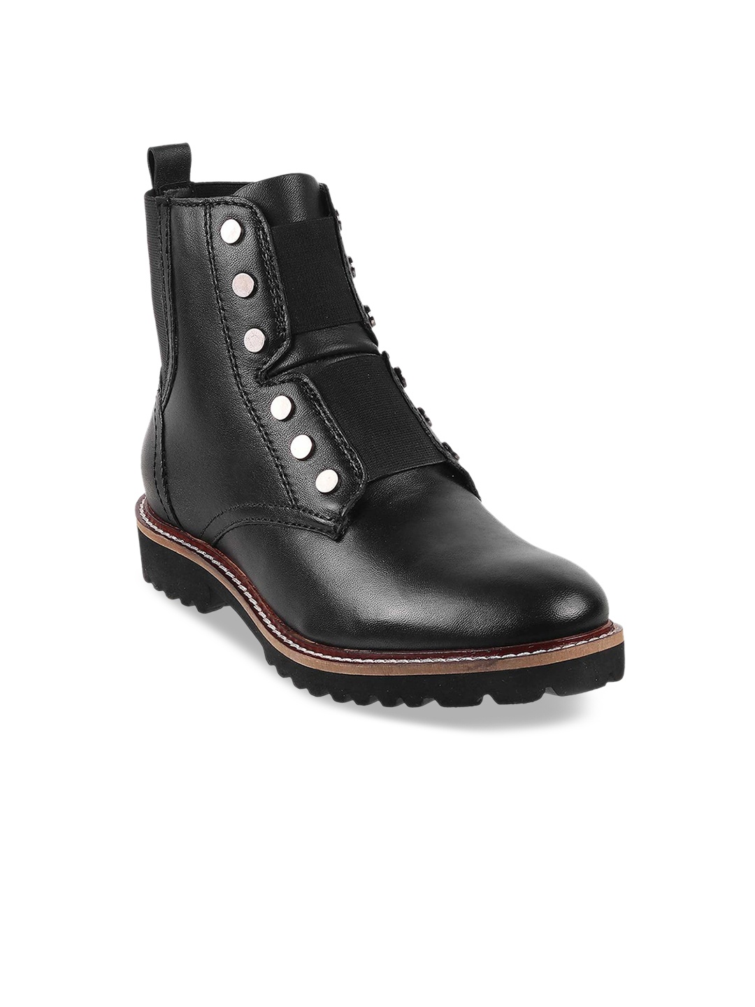 

Metro Women Black High-Top Flat Boots