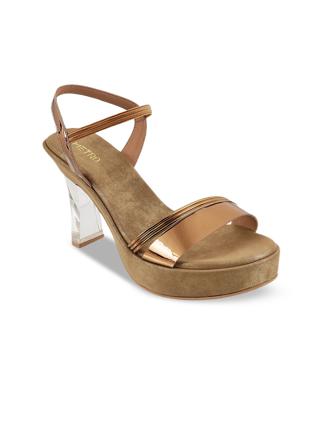 

Metro Gold-Toned Block Heels