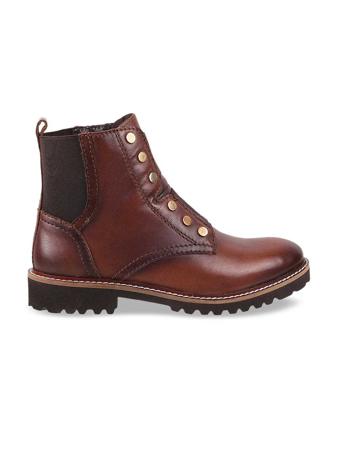 

Metro Women Tan Brown High-Top Flat Boots