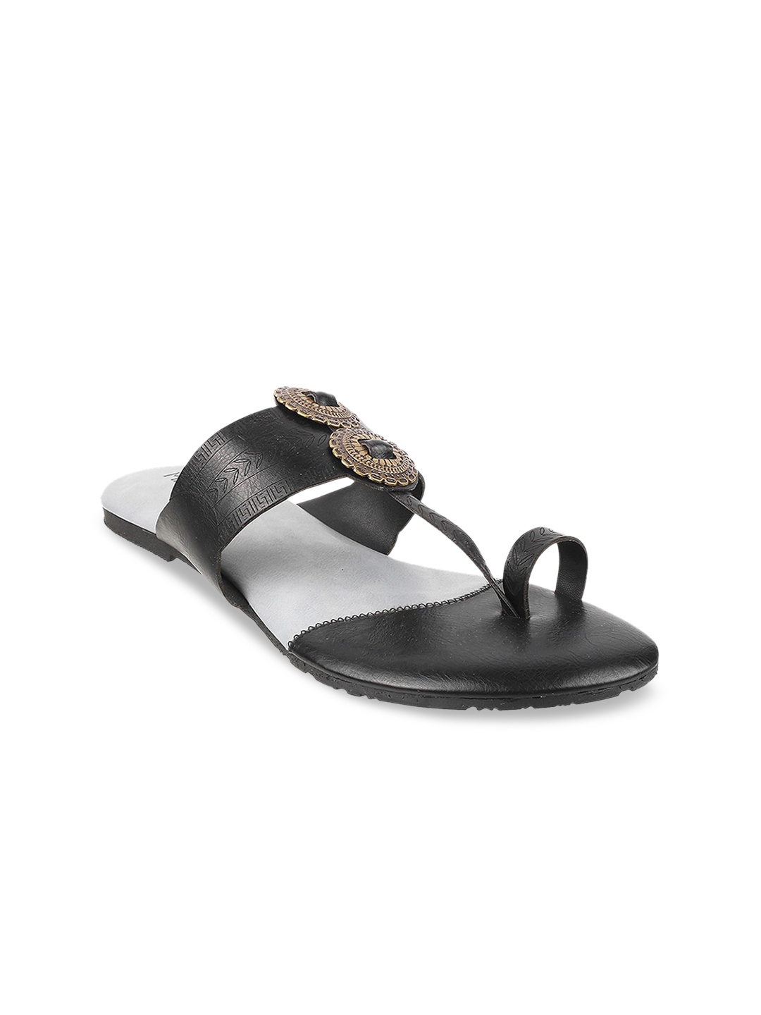 

Metro Women Black One Toe Flats