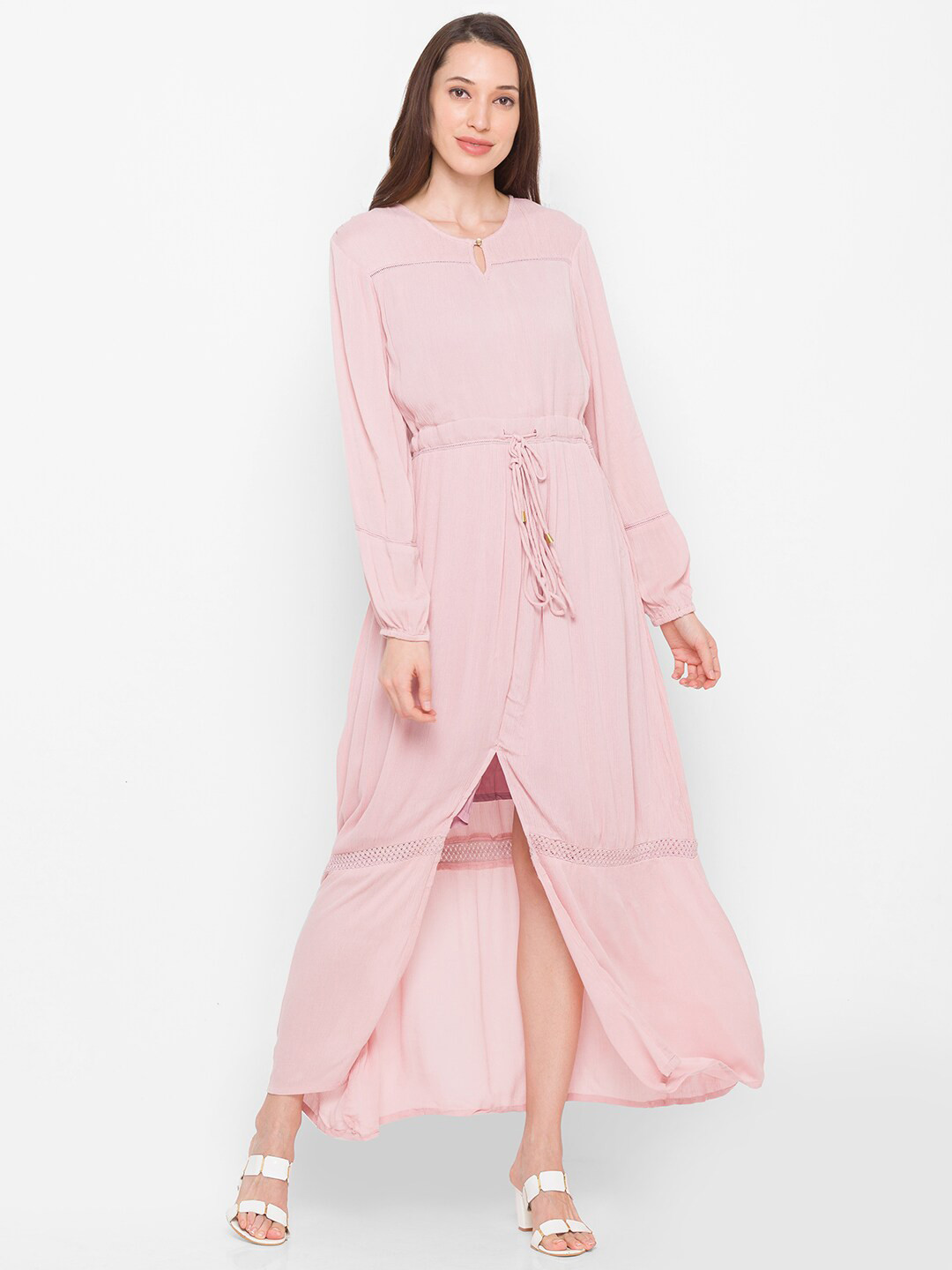 

Globus Pink Cotton Maxi Dress