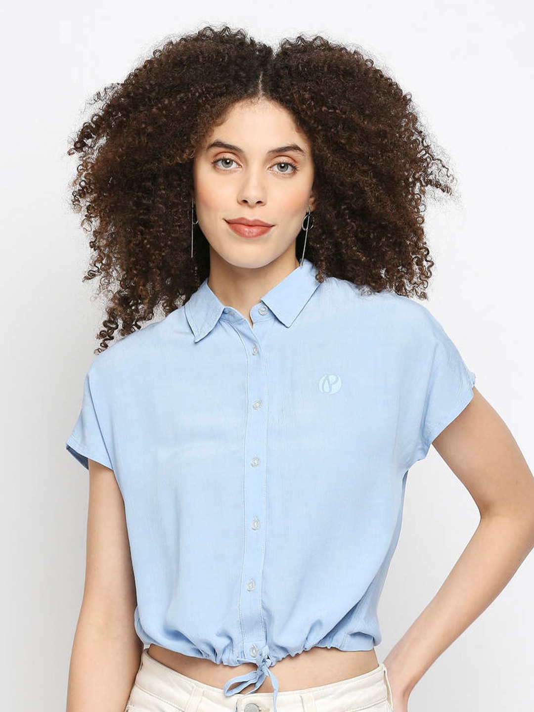 

Pepe Jeans Women Blue Casual Shirt