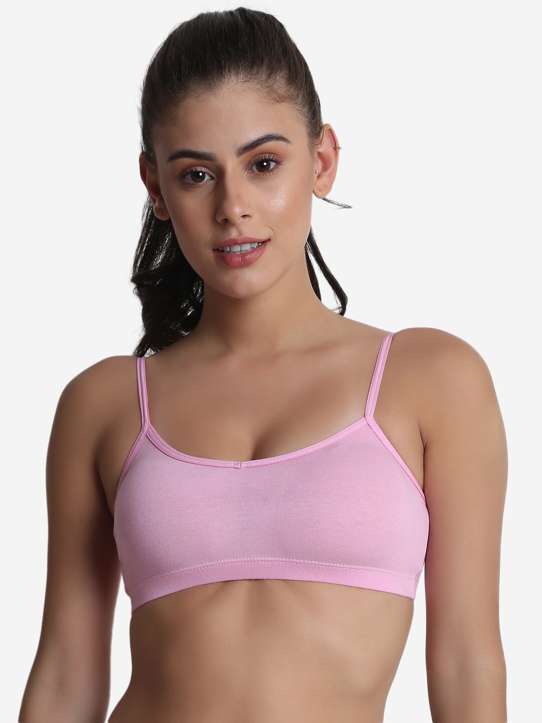 

XOXO Design Pink Beginners Cotton Sports Bra