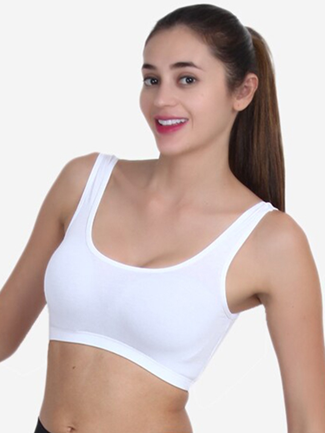 

XOXO Design White Non Paded Workout Bra