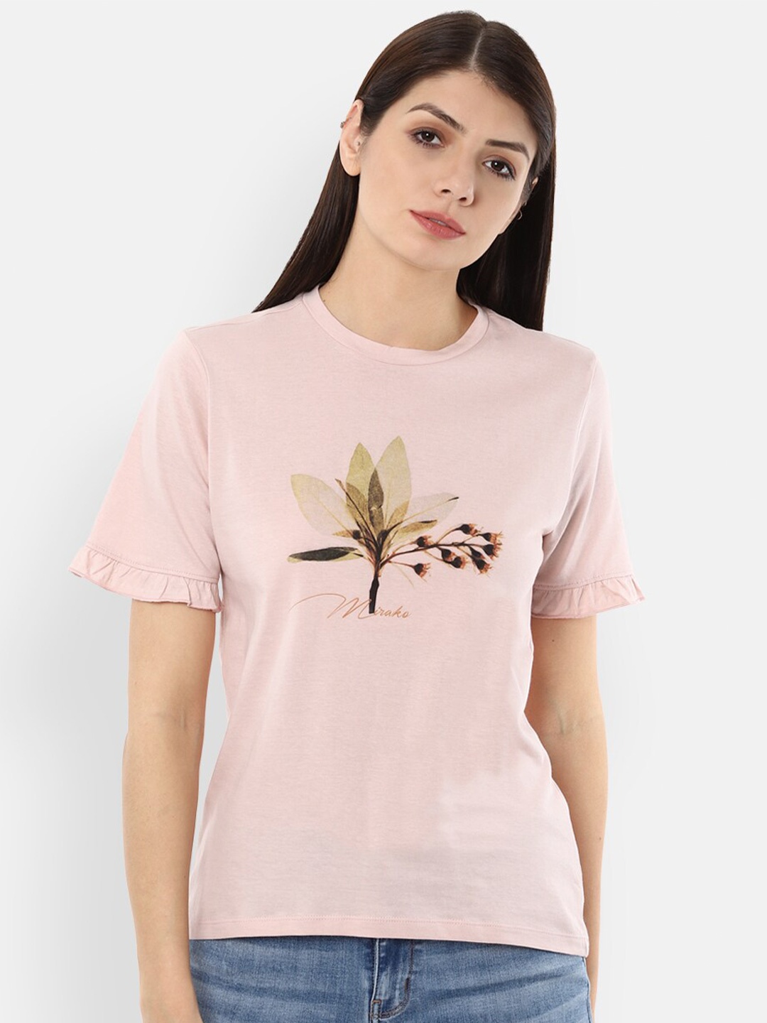 

Van Heusen Woman Women Pink Printed Top