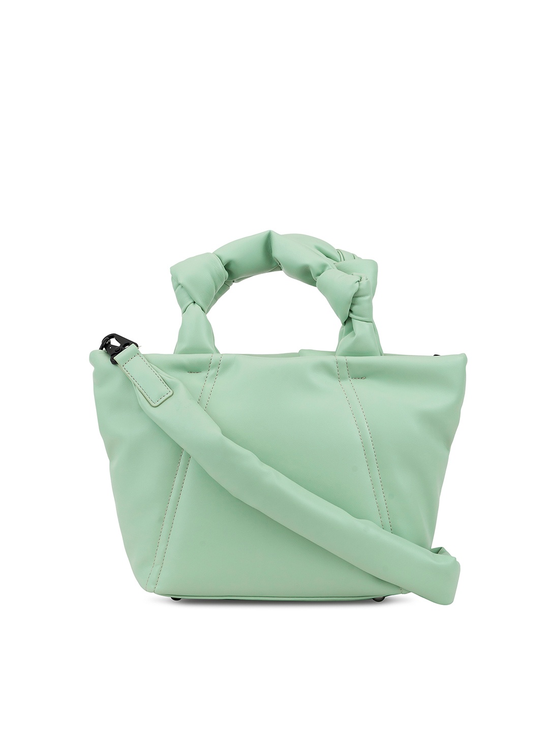 

MIRAGGIO Green Solid Puffer Handheld Bag