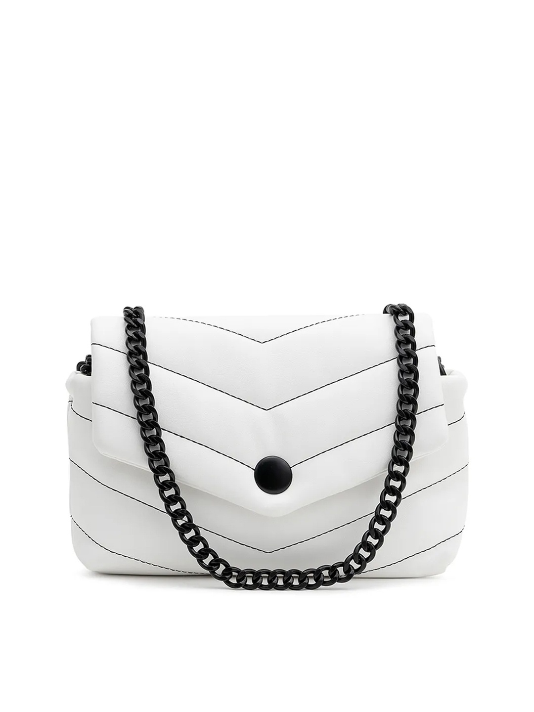 

MIRAGGIO Mia Quilted Sling Bag, White