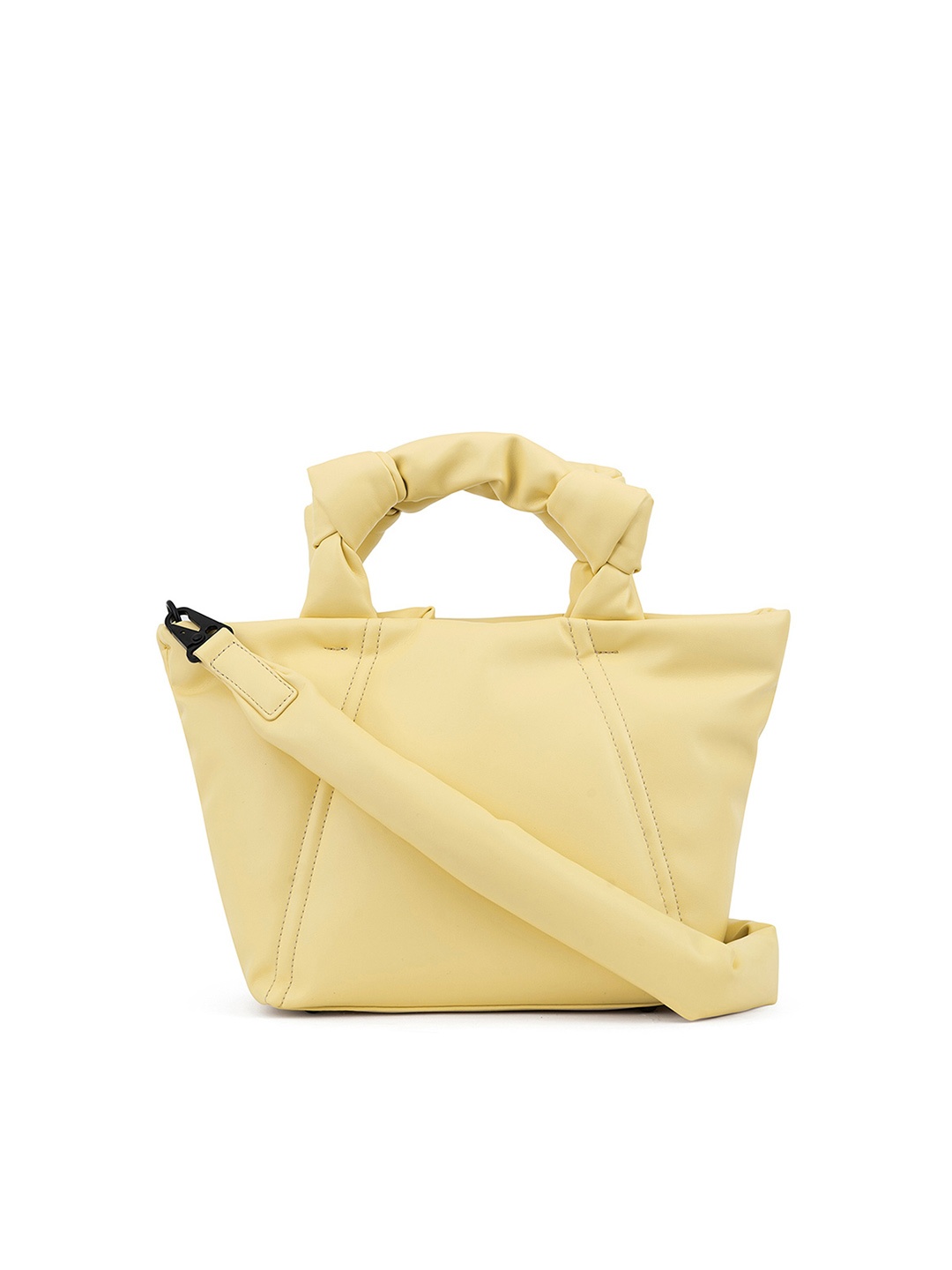 

MIRAGGIO Yellow Puffer Tote Handbag