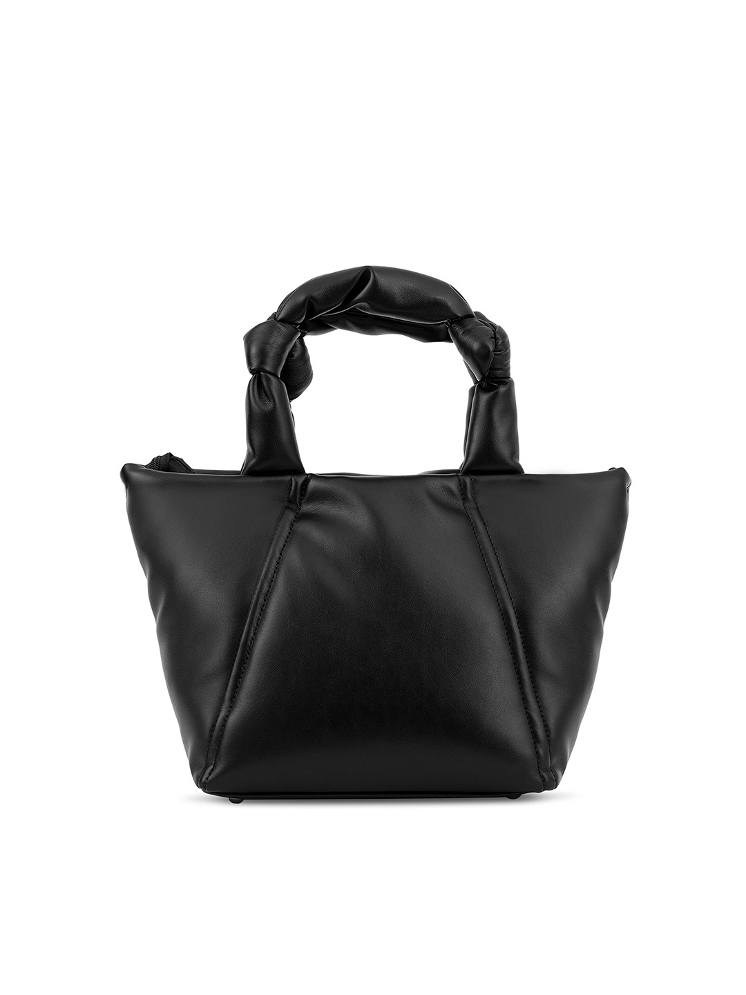 

MIRAGGIO Black Puffer Tote Handbag