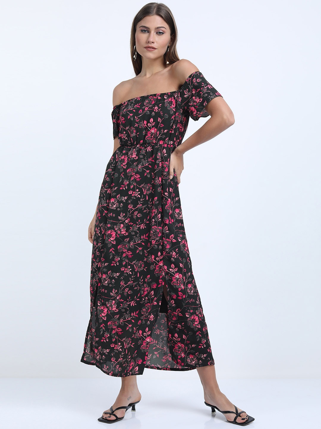 

Tokyo Talkies Women Brown Maxi Dress