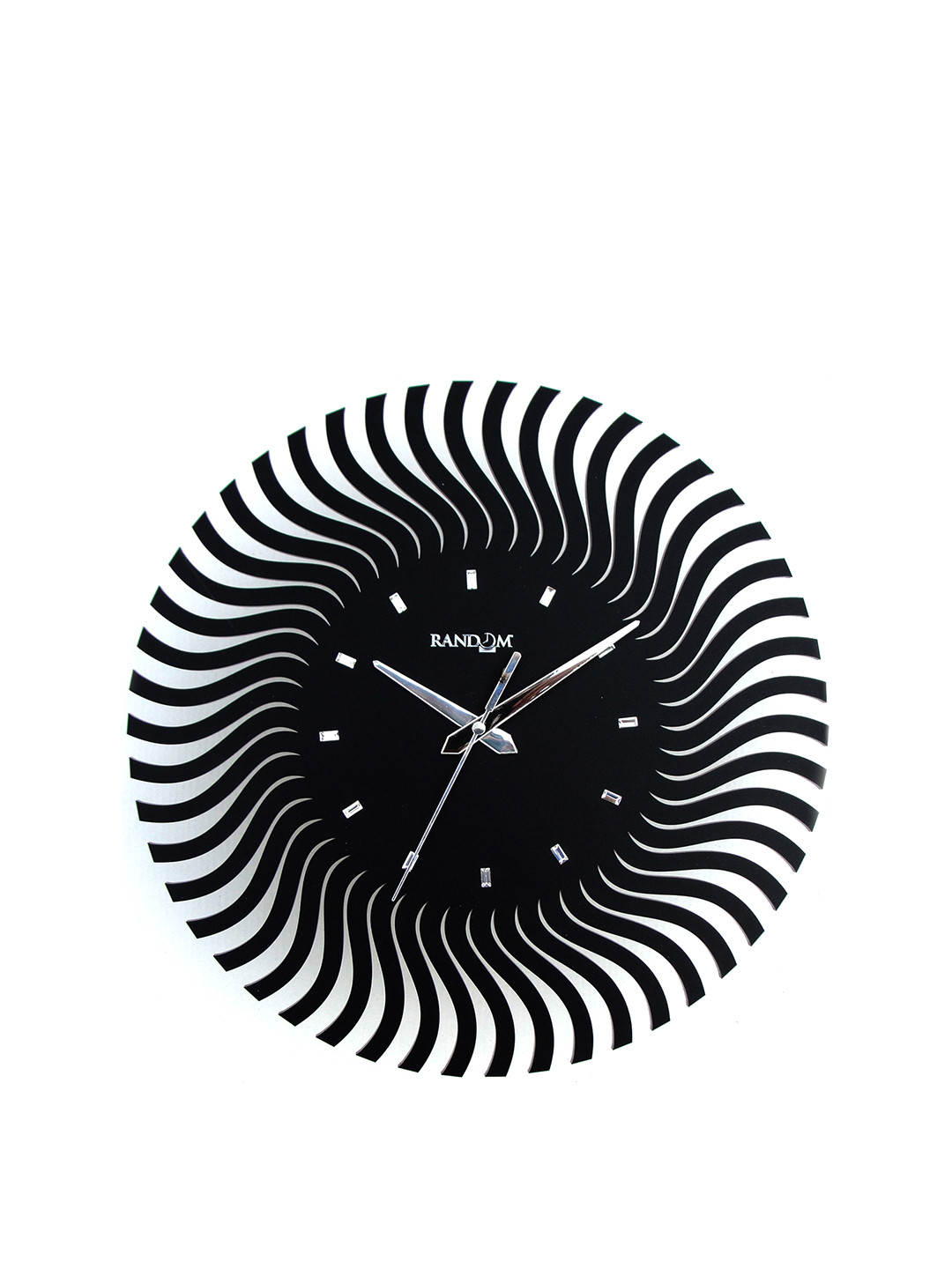 

RANDOM Black Dial Web World Series 30.48 cm Analogue Wall Clock