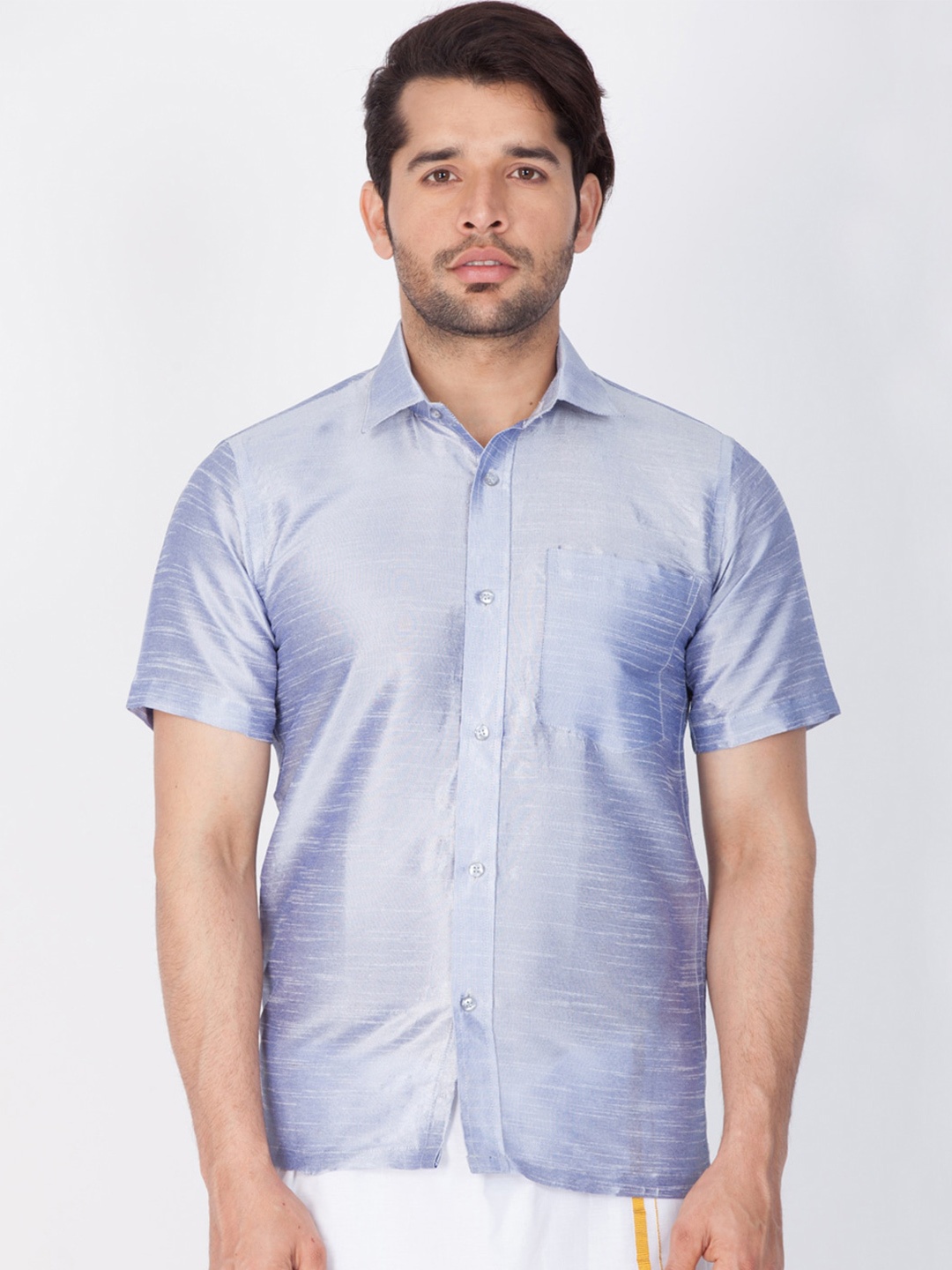 

VASTRAMAY Men Lavender Premium Casual Shirt