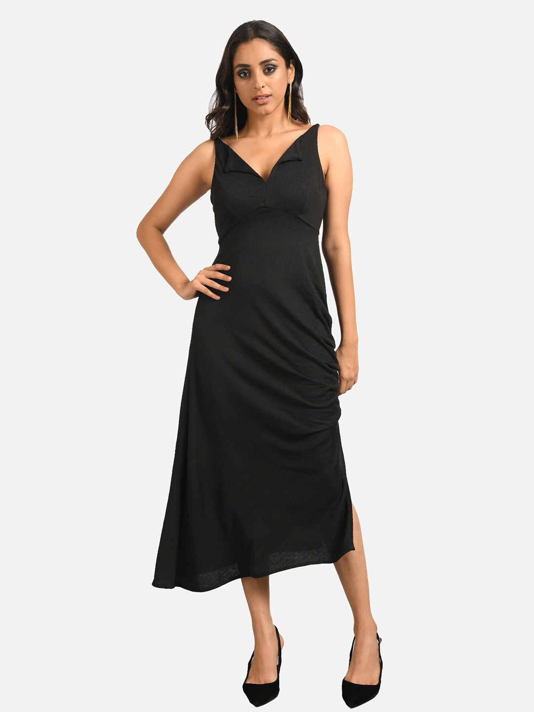

ATTIC SALT Black Midi Dress