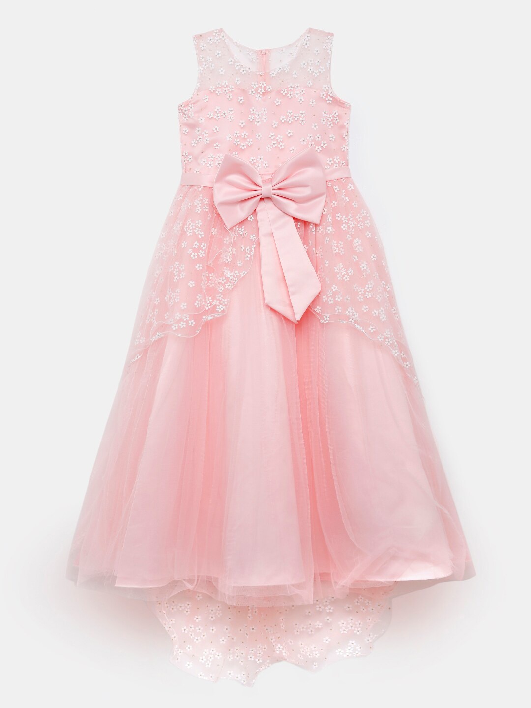 

Hopscotch Girls Pink Floral Bow Fit & Flare Dress