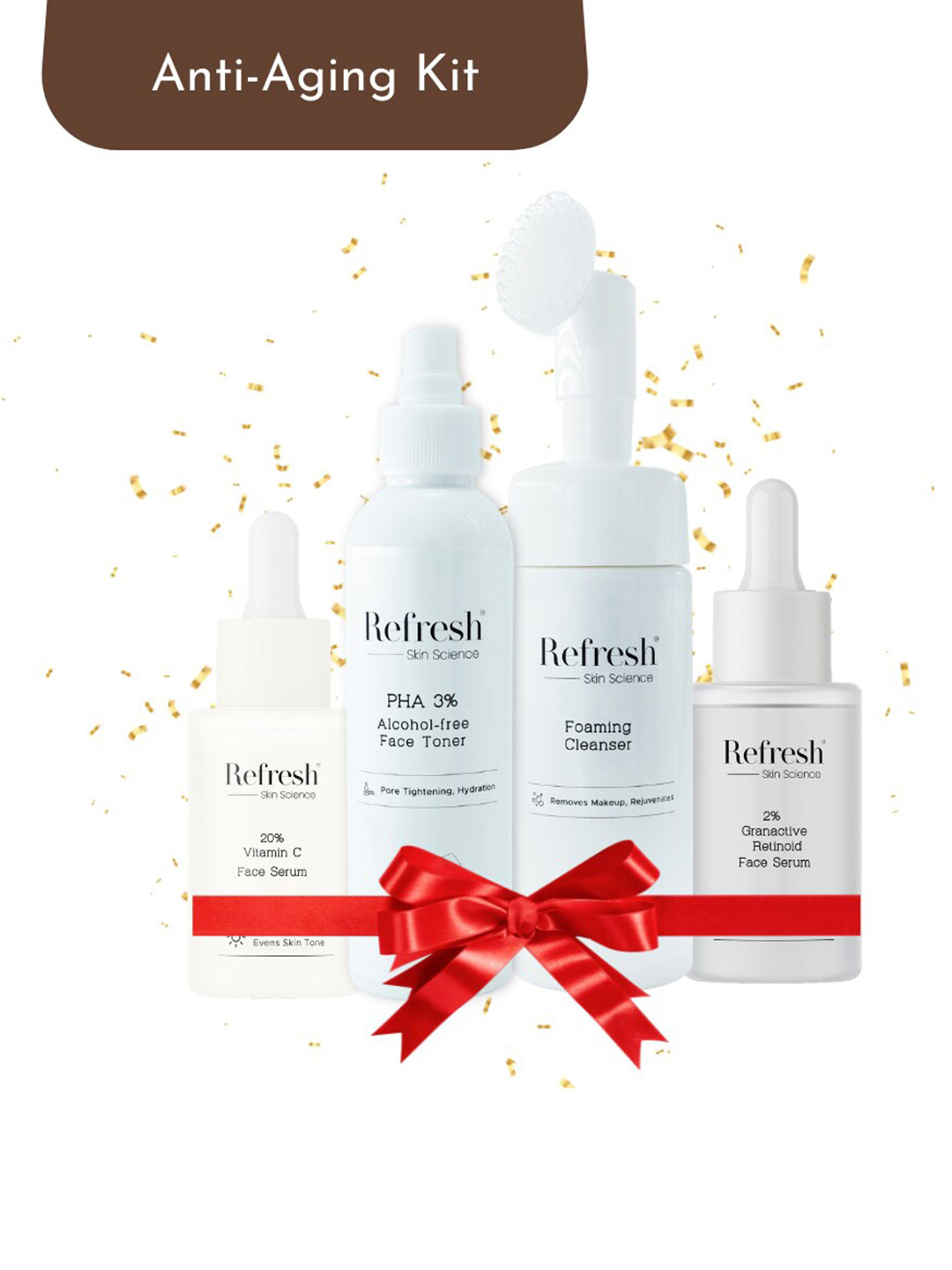 

Refresh Skin Science White Set Of 4 Anti-Ageing Skin Care Kit