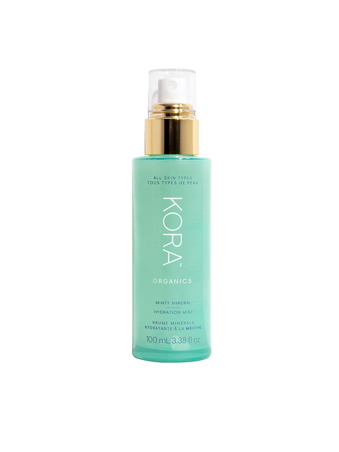 

Kora Organics Vegan Minty Mineral Hydration Mist Face Toner - 100 ml, Blue