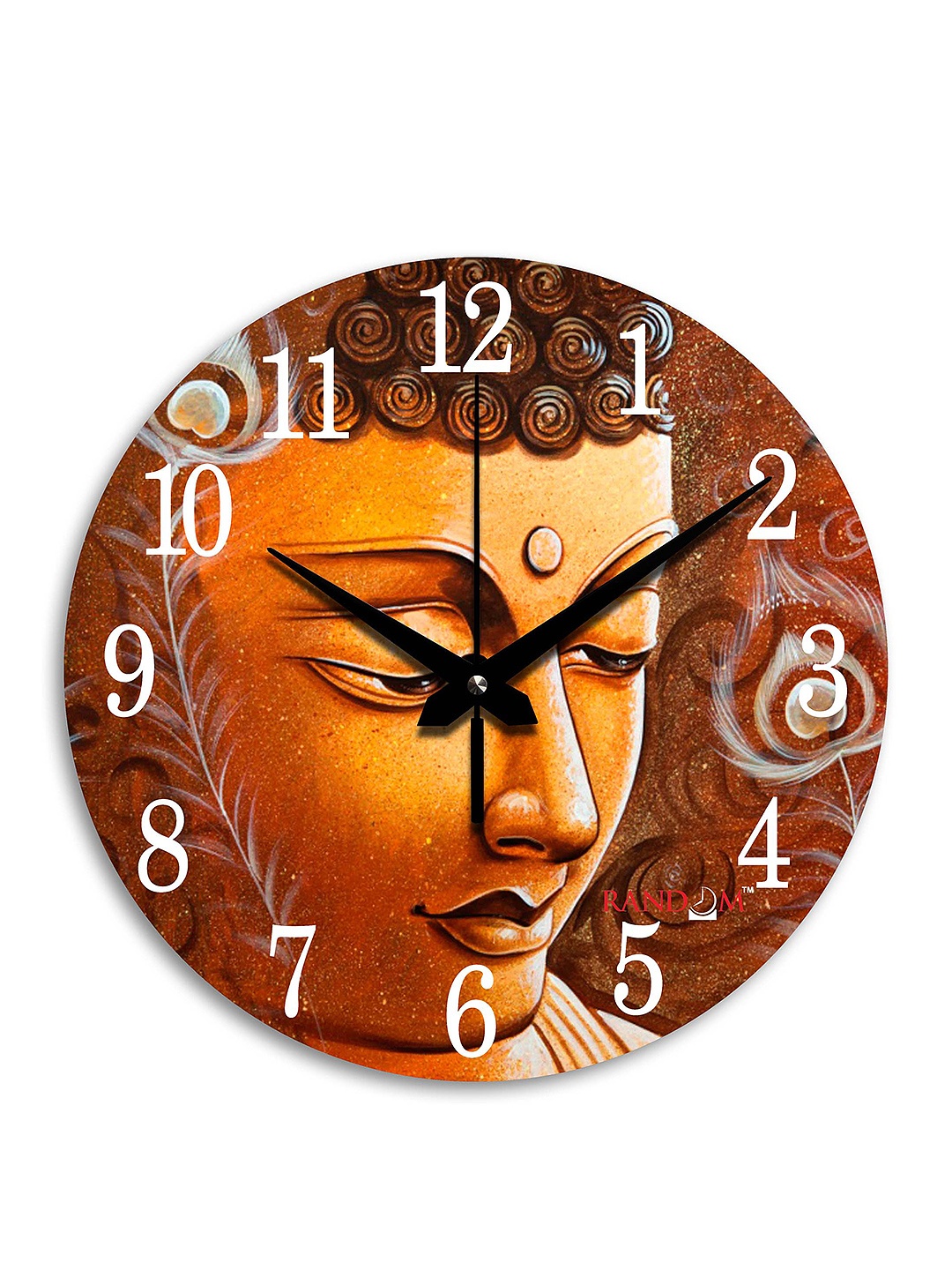 

RANDOM Orange Dial Prabuddha 29.21 cm Analogue Wall Clock