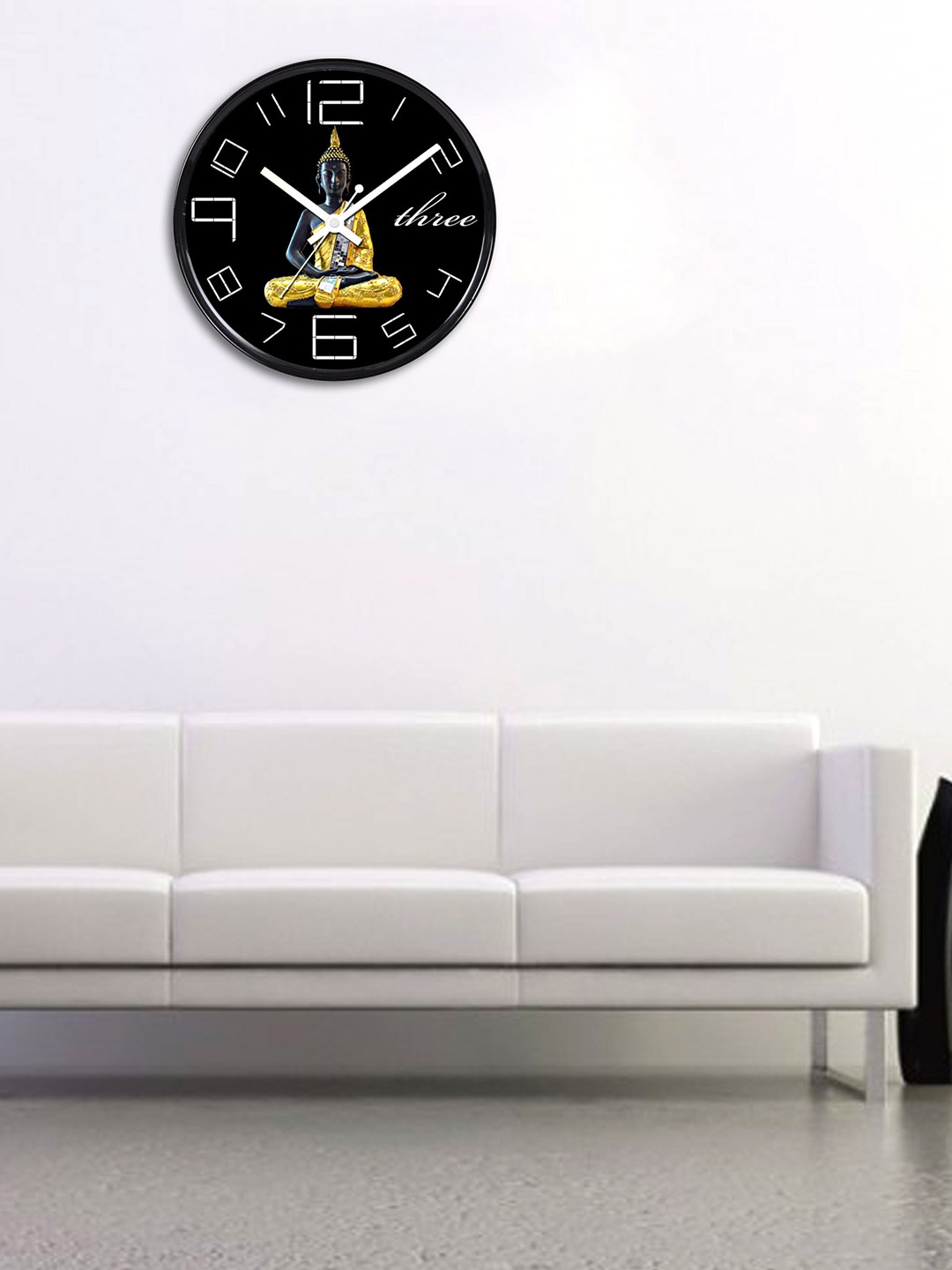 

RANDOM Black Printed Dial 27.94 cm Analogue Wall Clock