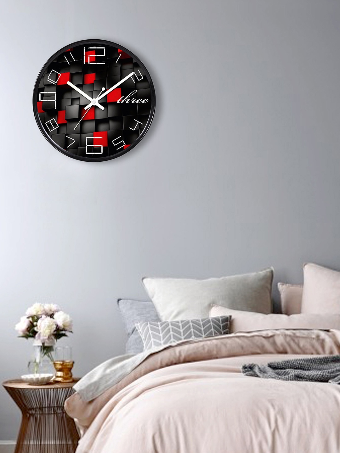 

RANDOM Black Printed Dial 27.94 cm Analogue Wall Clock