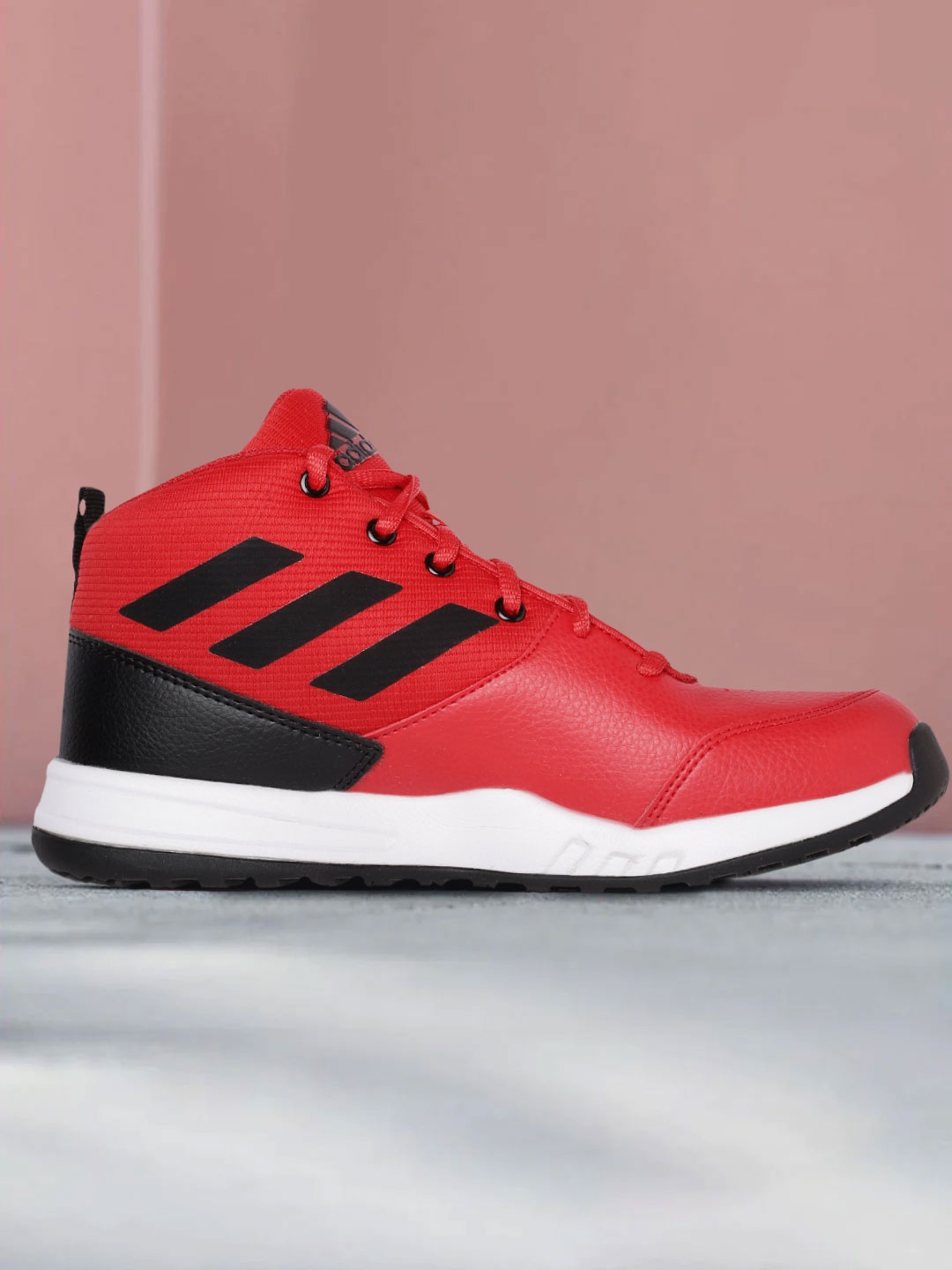 

ADIDAS Men Red Court Rage Mid-Top Running Shoes