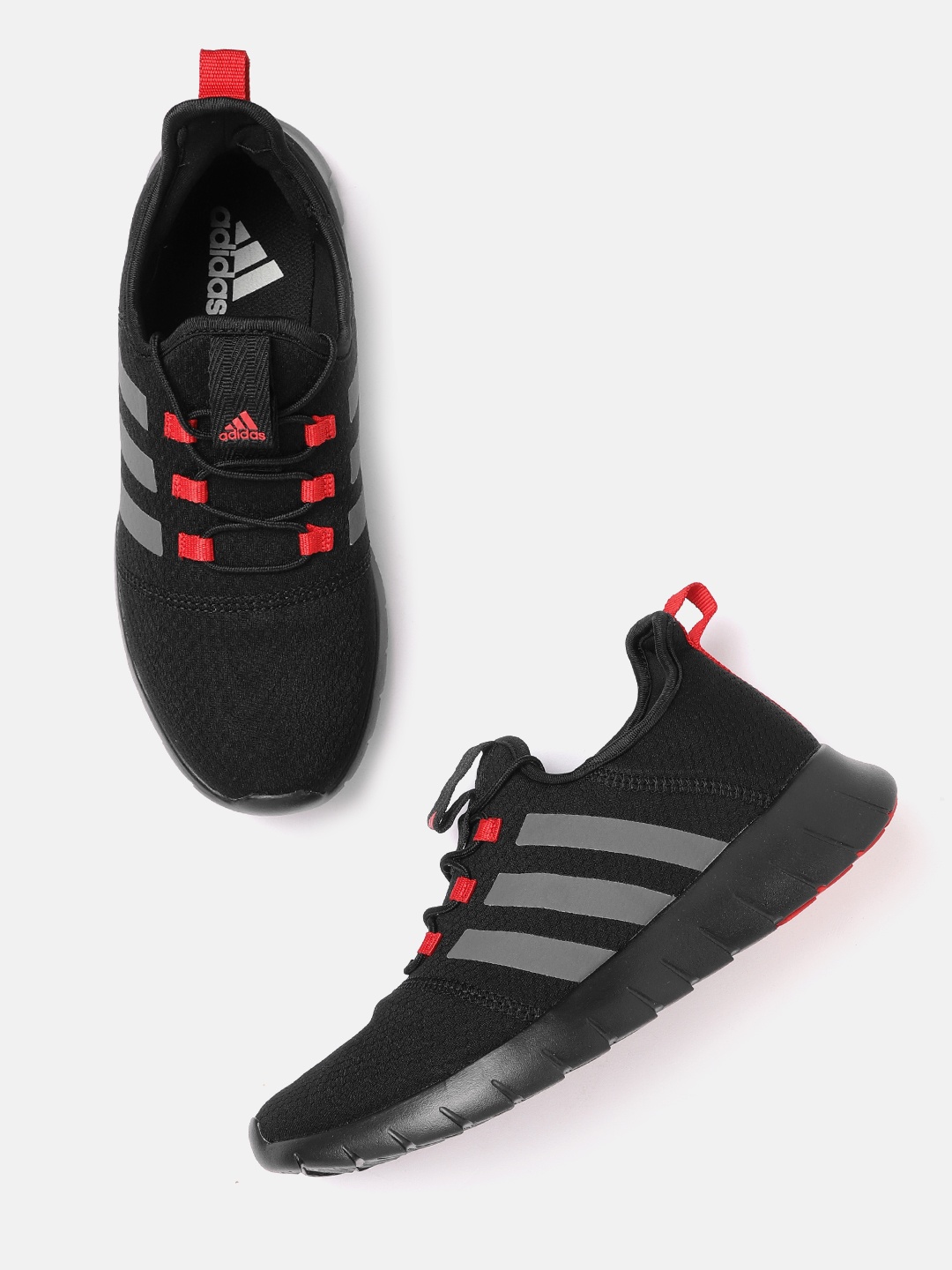

ADIDAS Men Black & Grey Woven Design Raygun Running Shoes