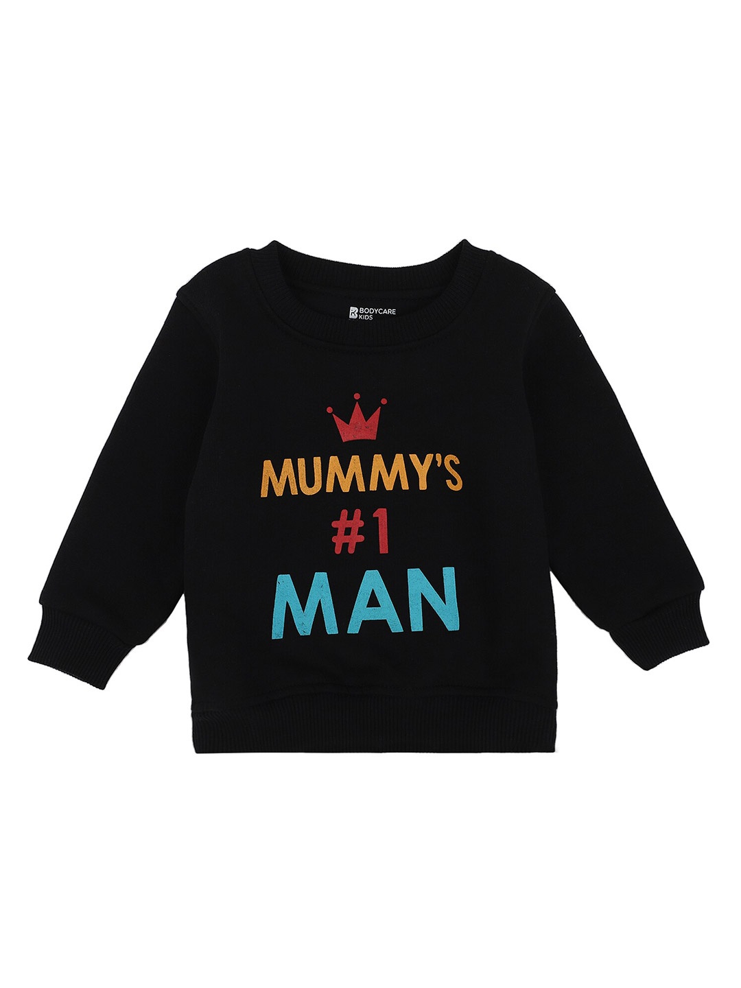 

Bodycare Kids Boys Black Printed Sweatshirt