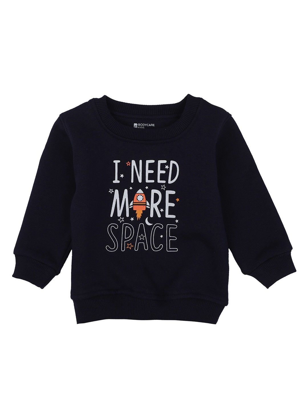 

Bodycare Kids Boys Navy Blue Printed Sweatshirt