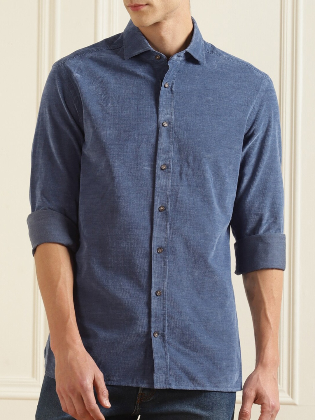 

HACKETT LONDON Men Blue Casual Shirt