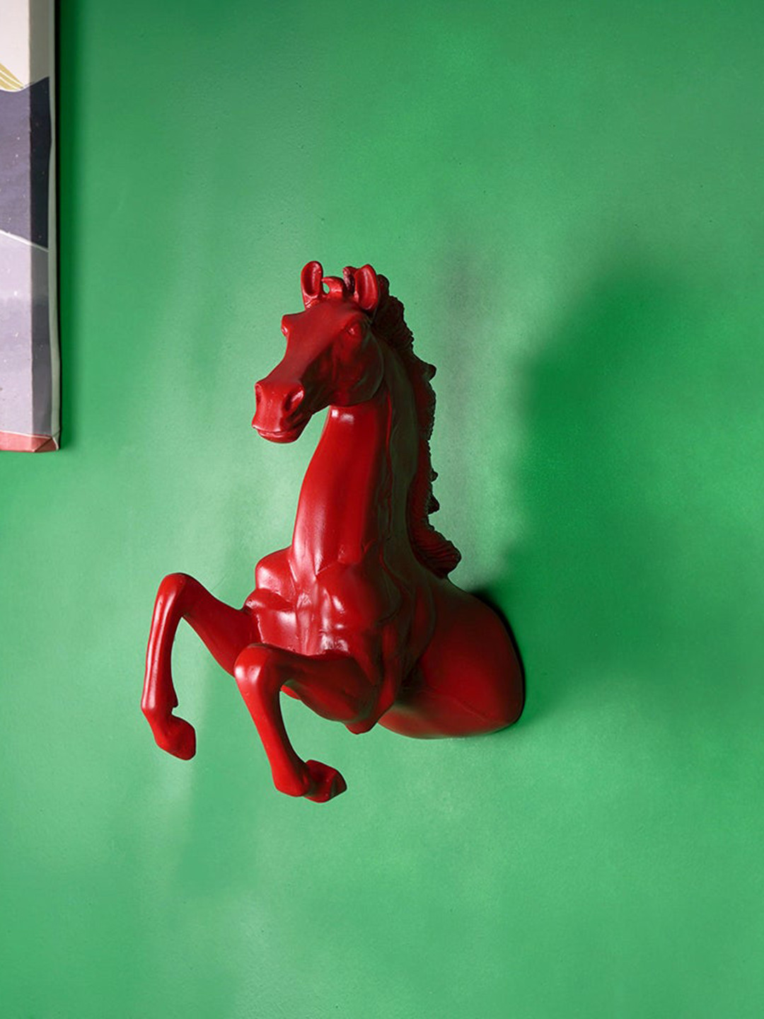 

THE ARTMENT Red The Flying Horse Wall Decor