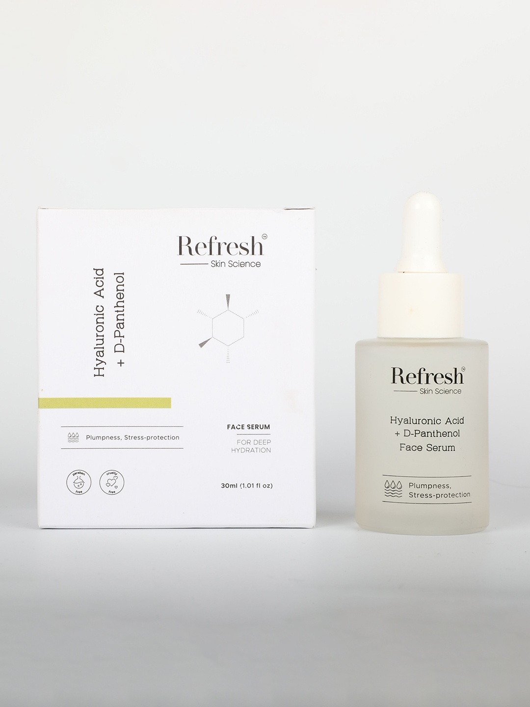 

Refresh Skin Science Hyaluronic Acid + D-Panthenol Face Serum 30 ml, White