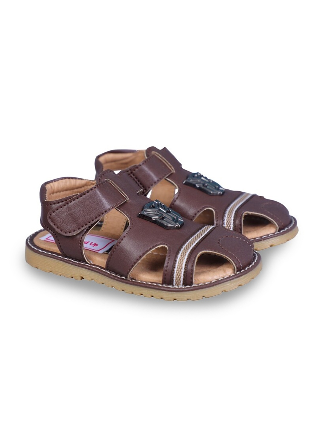 

Buckled Up Boys Brown Fisherman Sandals