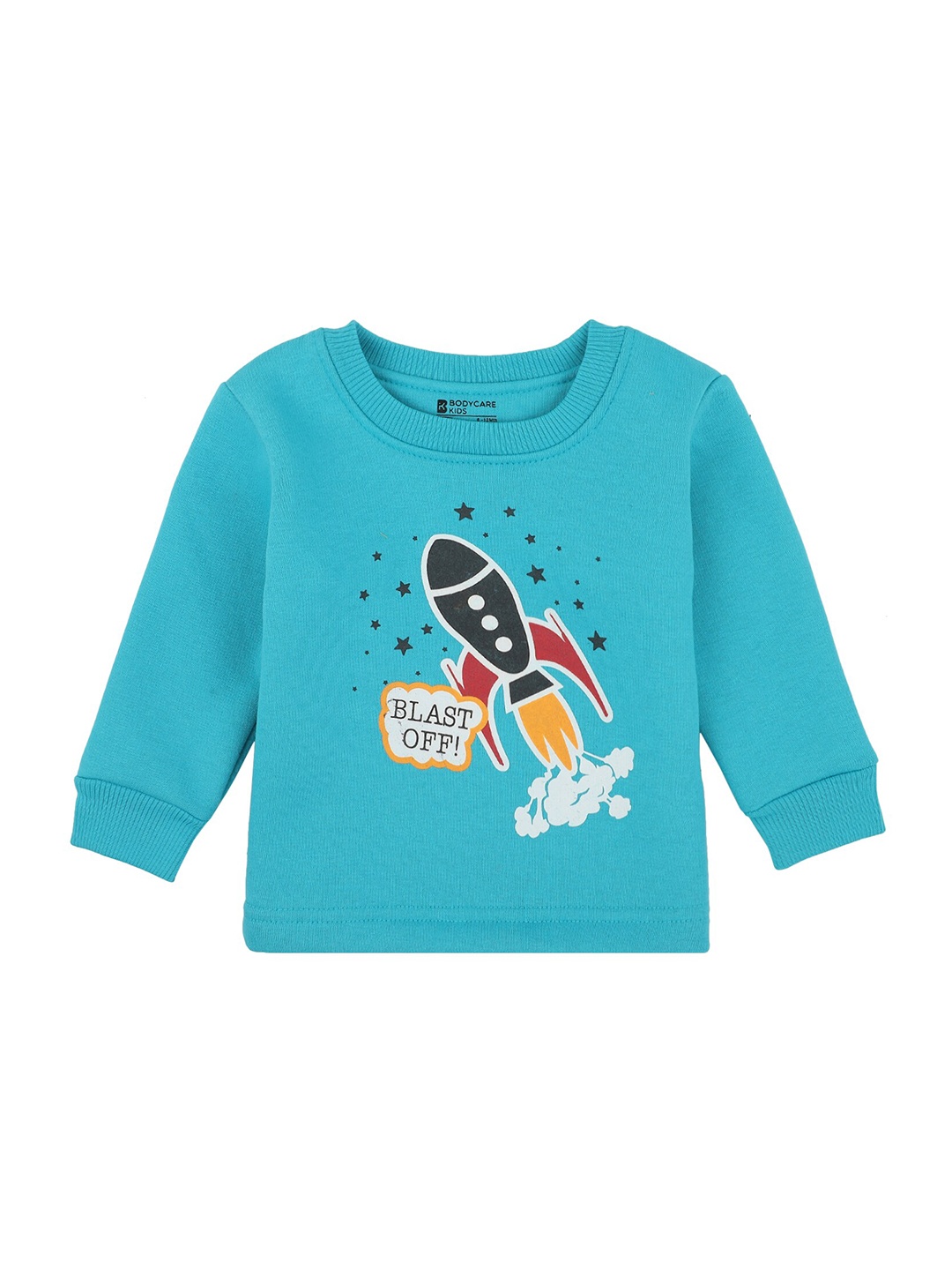 

Bodycare Kids Boys Sea Green Printed T-shirt