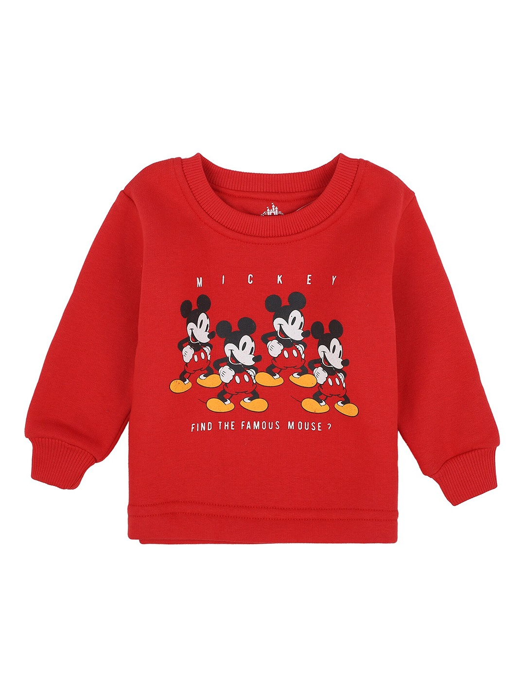 

Bodycare Kids Boys Red Mickey Mouse Printed T-shirt