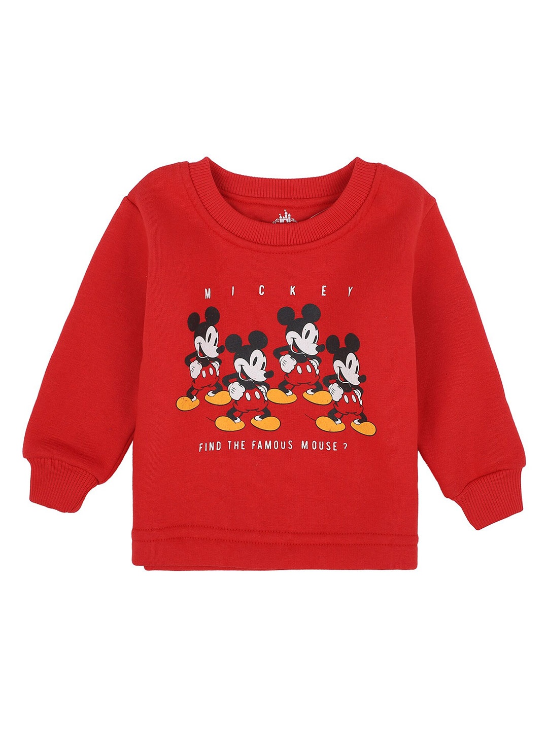 

Bodycare Kids Boys Red Mickey Mouse Printed T-shirt