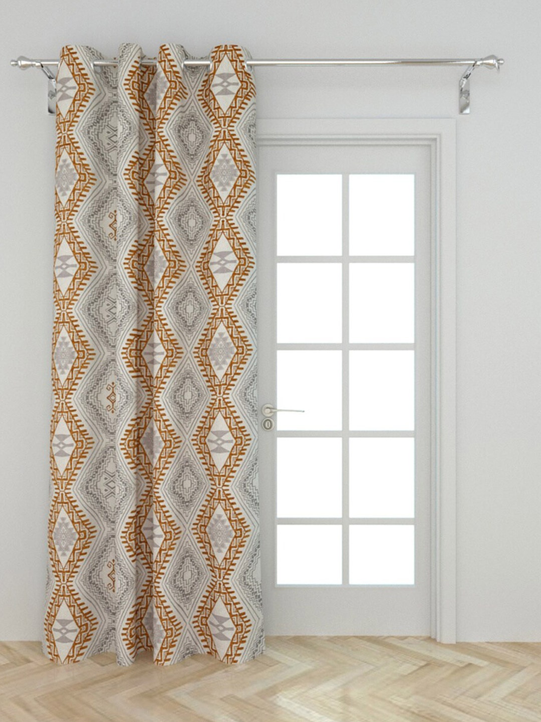 

Home Centre Multicoloured Printed Cotton Door Curtain, Multi