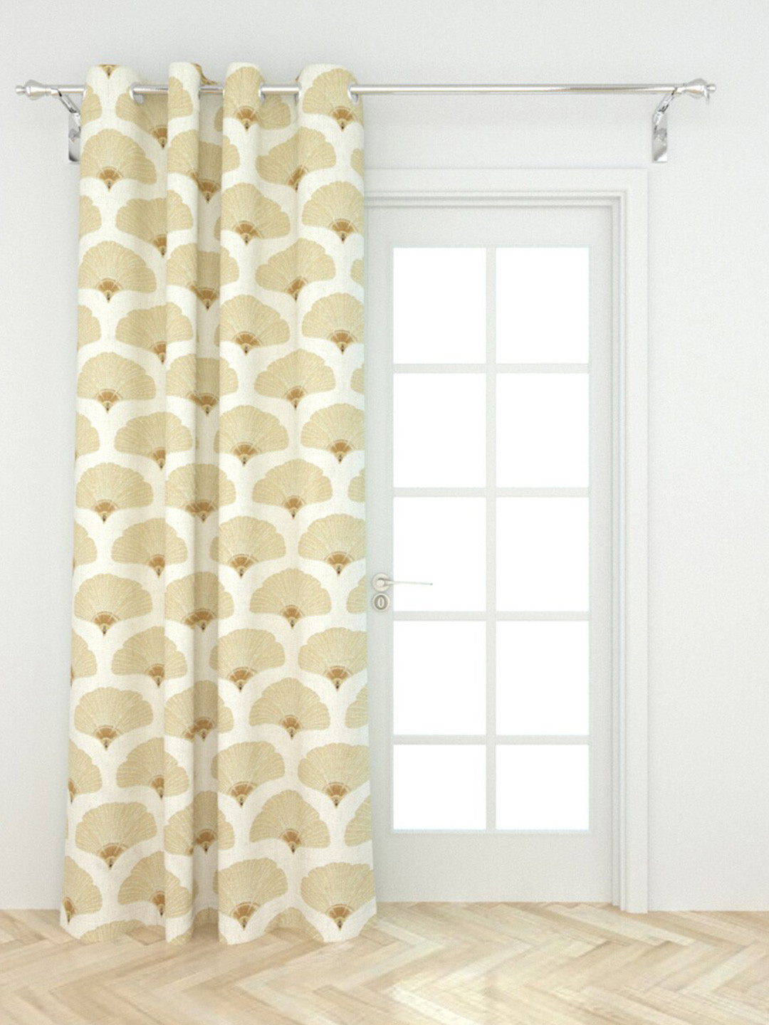 

Home Centre Beige Ethnic Motifs Door Curtain