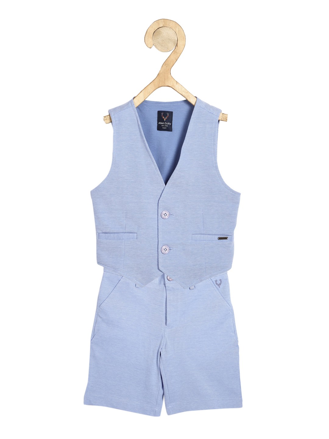 

Allen Solly Junior Boys Blue Two Piece Suit
