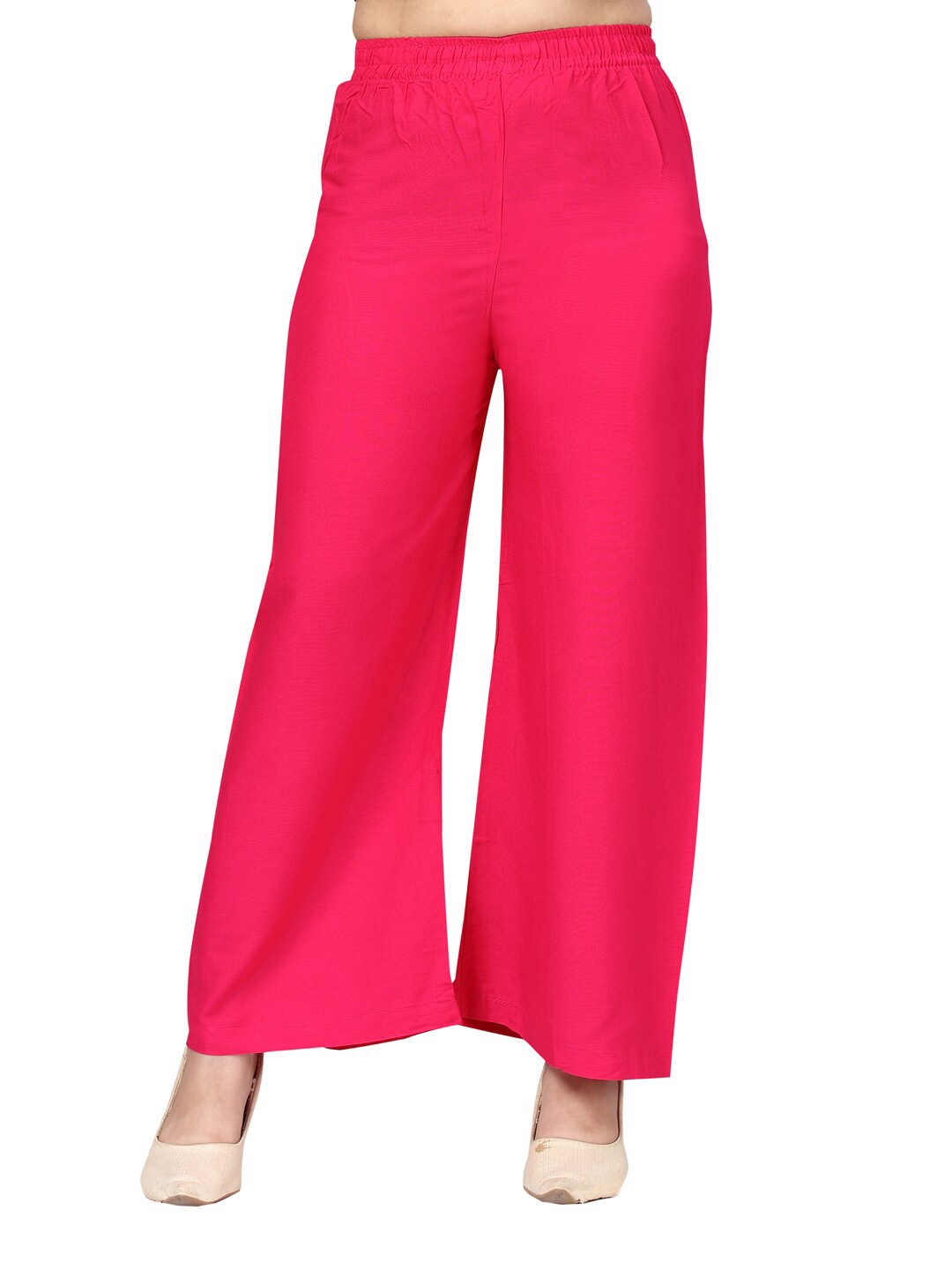 

Aarika Girls Pink Flared Palazzos