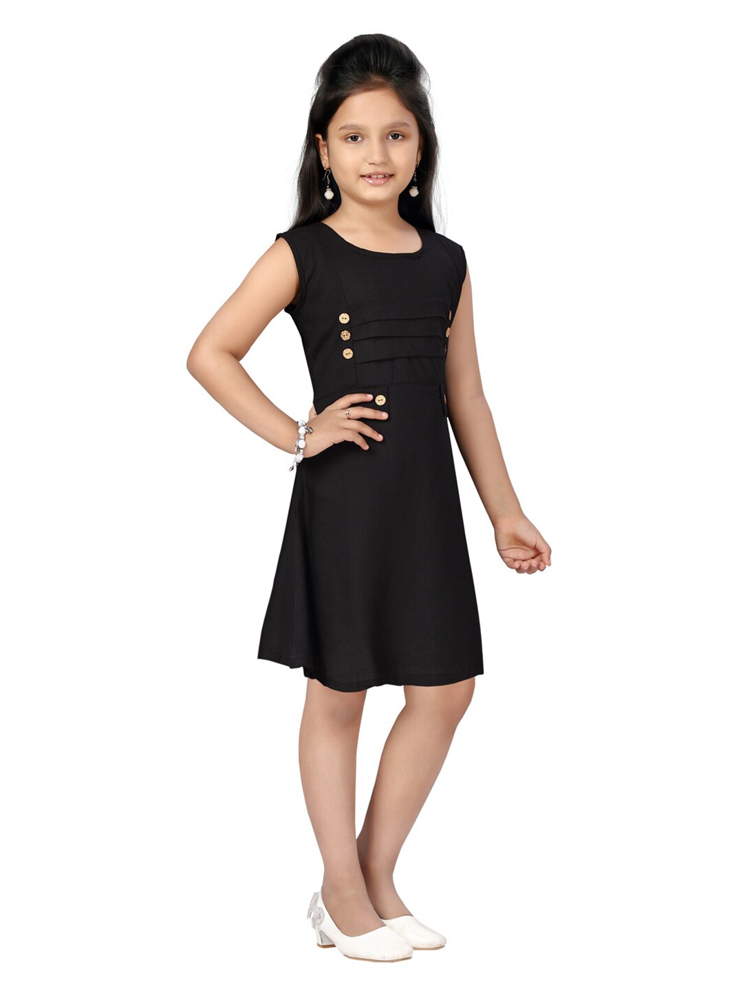 

Aarika Black & raisin black Dress