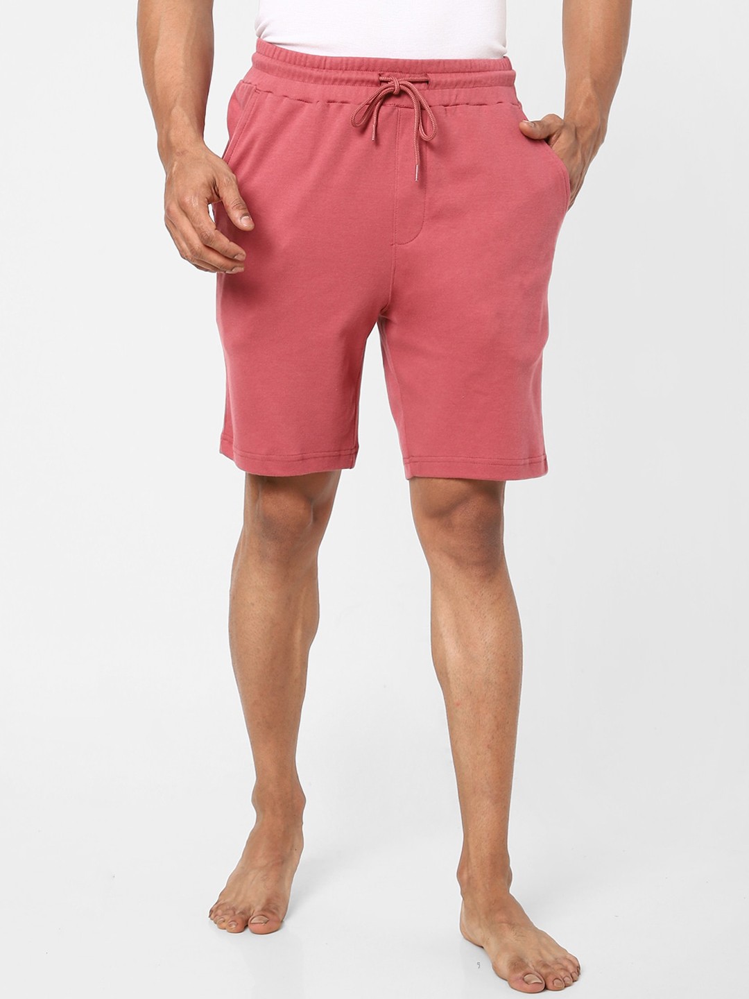 

Ajile by Pantaloons Men Red Slim Fit Shorts