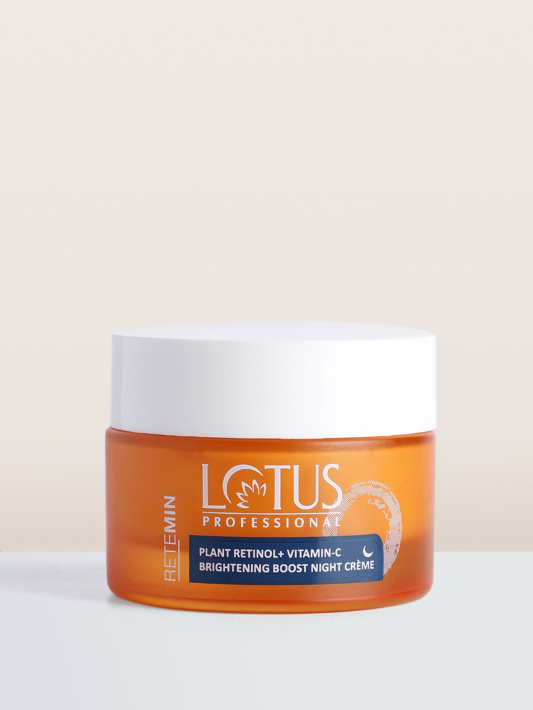 

Lotus Herbals Professional Retemin Brightening Boost Night Cream with Vitamin C 50 g, Orange